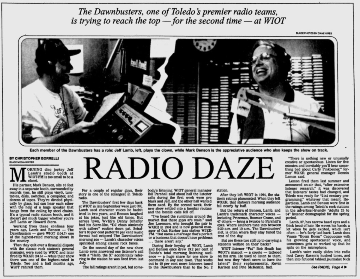 Fm 104 7 wiot retro toledo metro