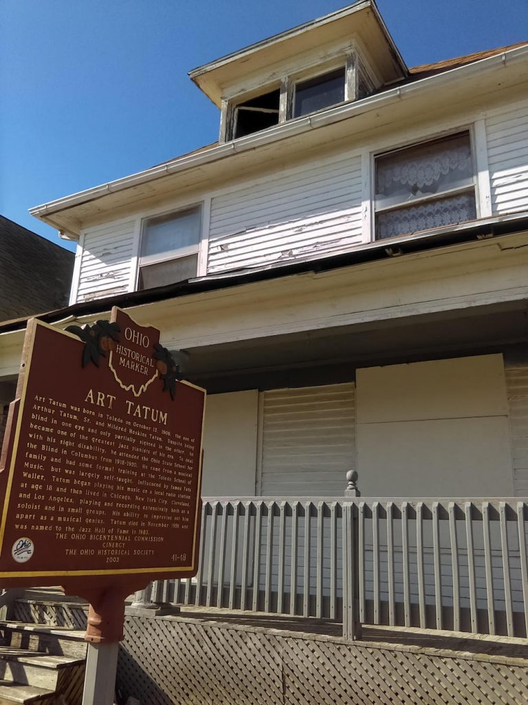 Art Tatum Boyhood Home, 1123 City Park Avenue.