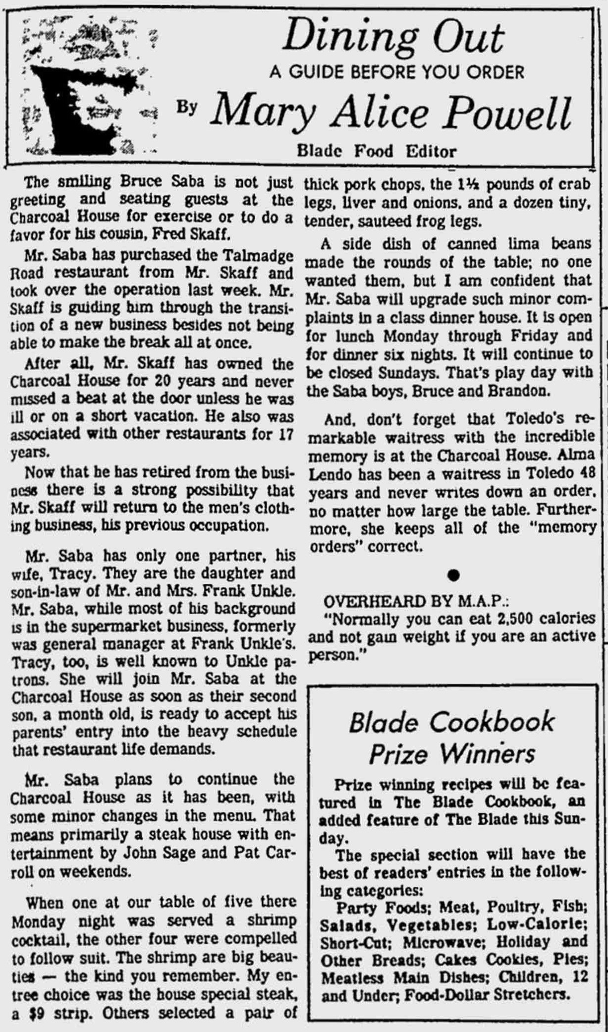 Charcoal House, 4031 Talmadge Rd. Retro Toledo Metro