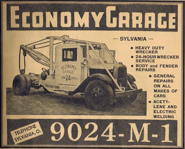 Economy Garage, 6106 W. Central.