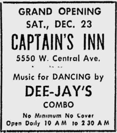 Sid Ross’ Captains Inn – 5550 W. Central